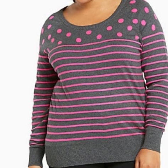 torrid Sweaters - Torrid sweater pink and gray